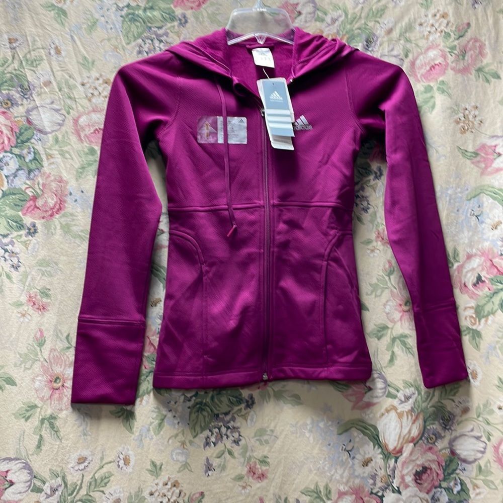 Adidas zippered jacket